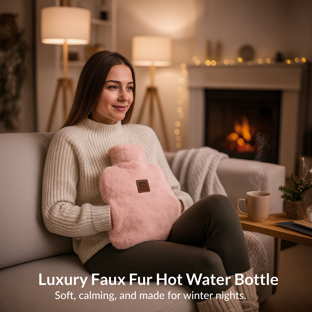KNIGHT Rechargeable Hot Water Bottle with Charger – Pink