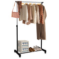 Knight Heavy Duty Chrome Clothes Rail-Single