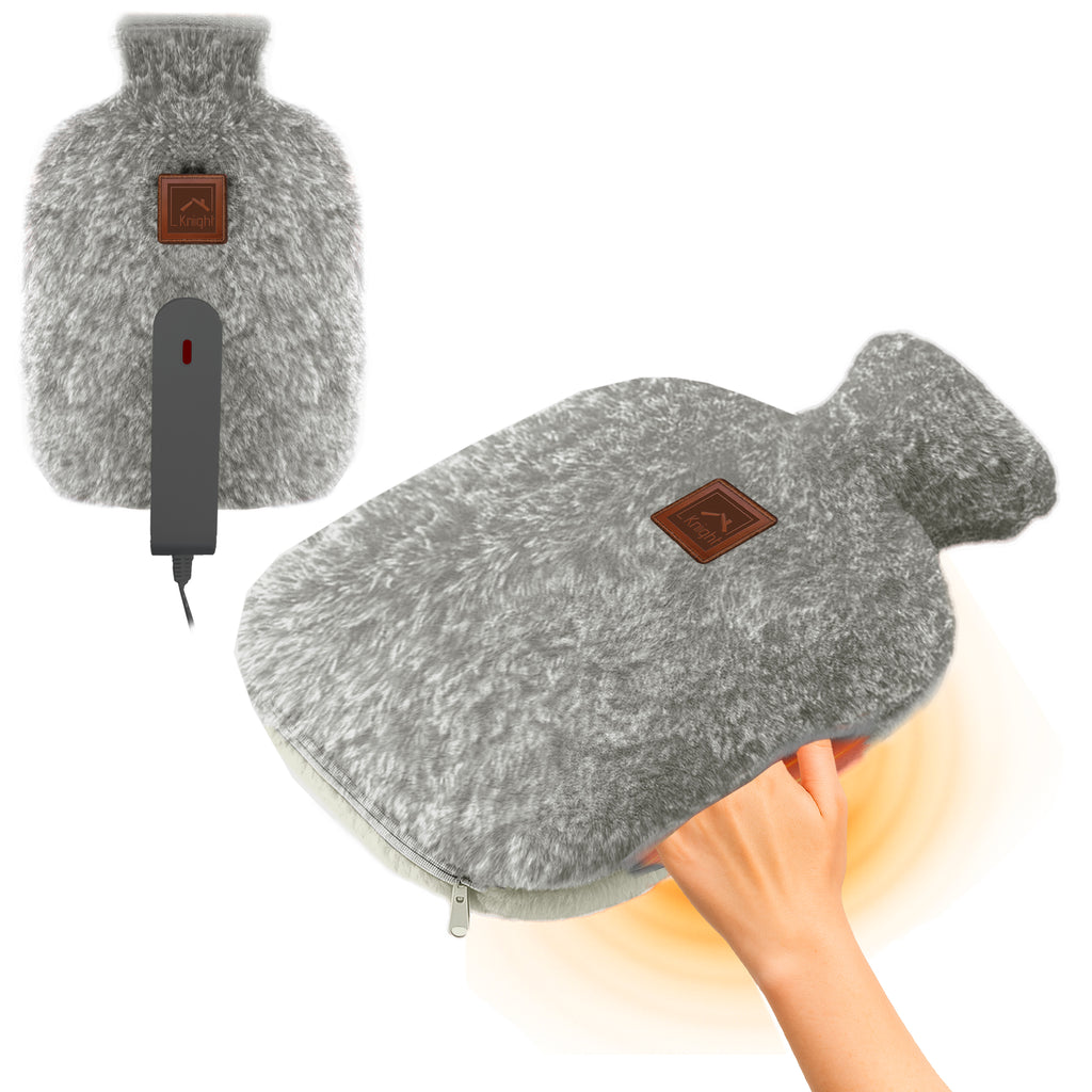 922945-KNIGHT Rechargeable Hot Water Bottle with Charger-Champagne