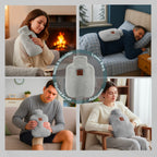 922945-KNIGHT Rechargeable Hot Water Bottle with Charger-Champagne