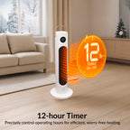 KNIGHT Electric Heater 2000W – Portable Ceramic Fan Heater