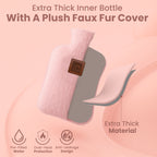 KNIGHT Rechargeable Hot Water Bottle with Charger – Pink