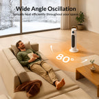 KNIGHT Electric Heater 2000W – Portable Ceramic Fan Heater