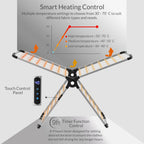 KNIGHT AeroDry‑Series X Heated Clothes Airer – Patent Design