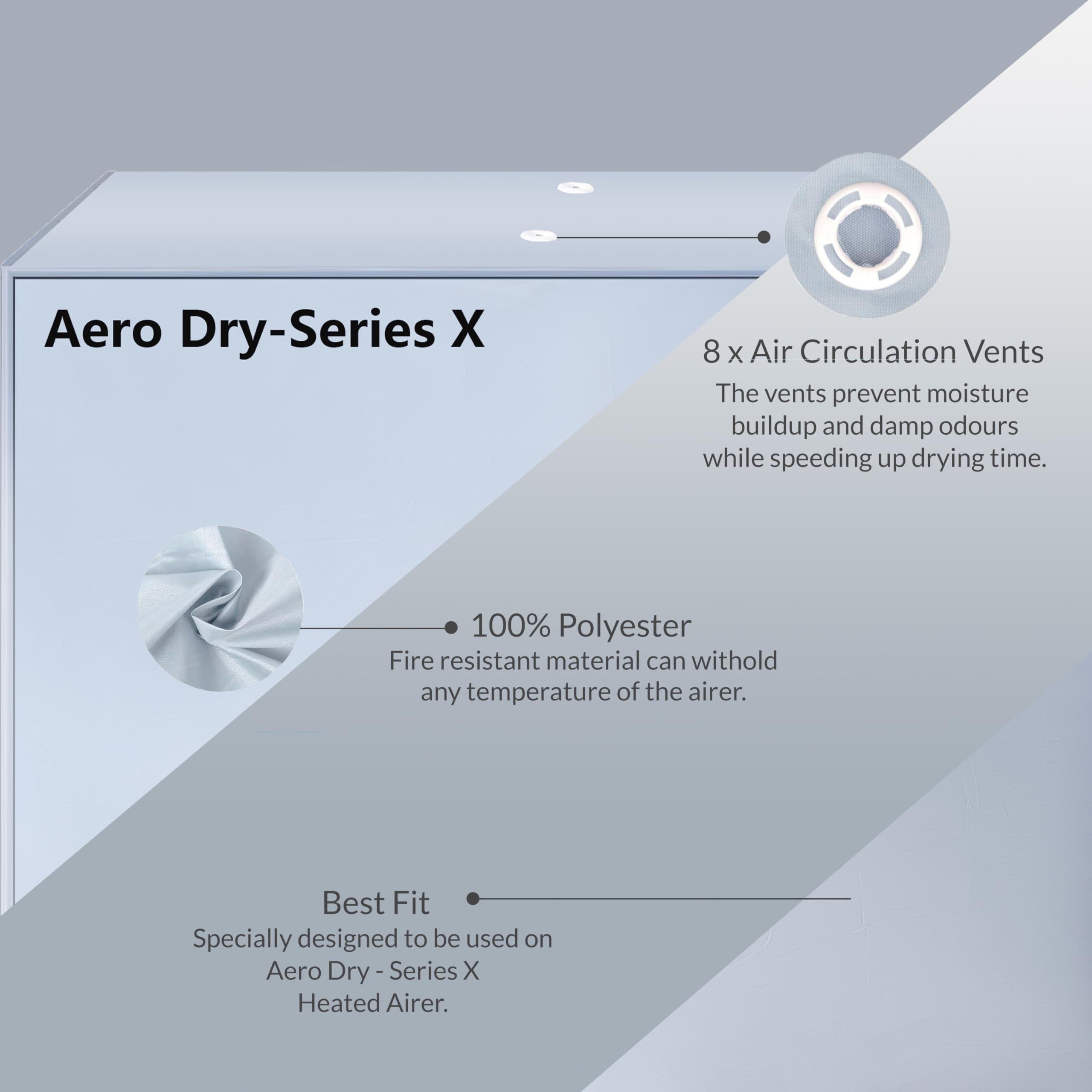 KNIGHT AeroDry‑Series X Heated Clothes Airer – Patent Design