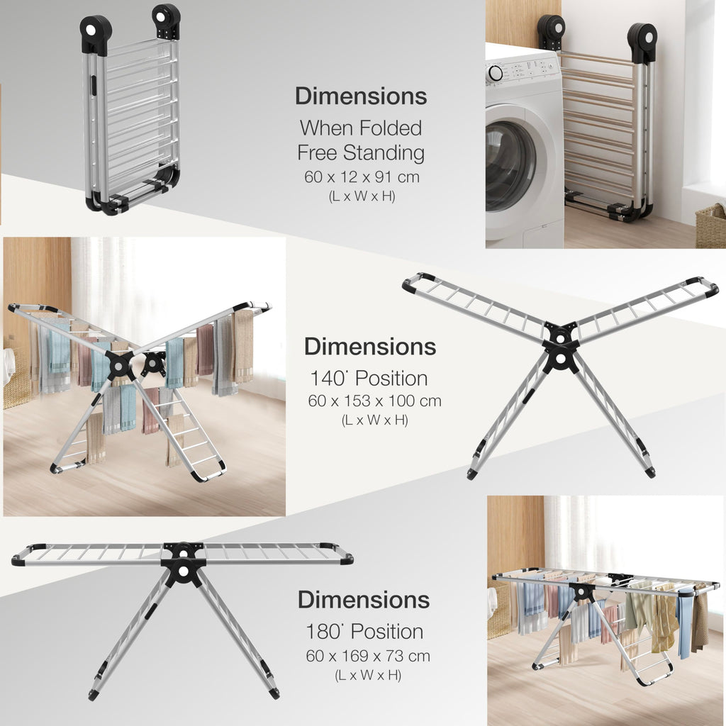 KNIGHT AeroDry‑Series X Heated Clothes Airer – Patent Design