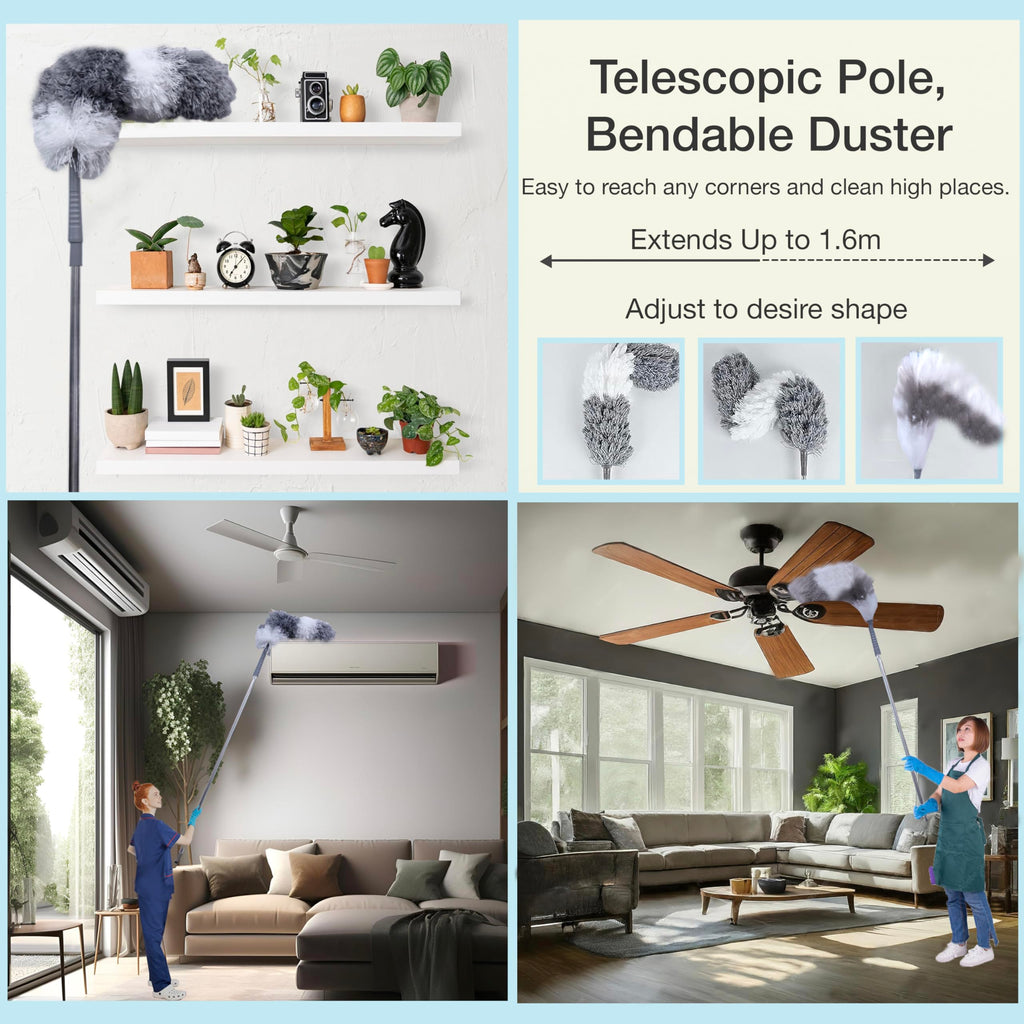 Knight Telescopic Extendable Feather Duster