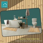 Knight Bamboo Floor Mat, Single and Set of 2 Bamboo Bath Mat