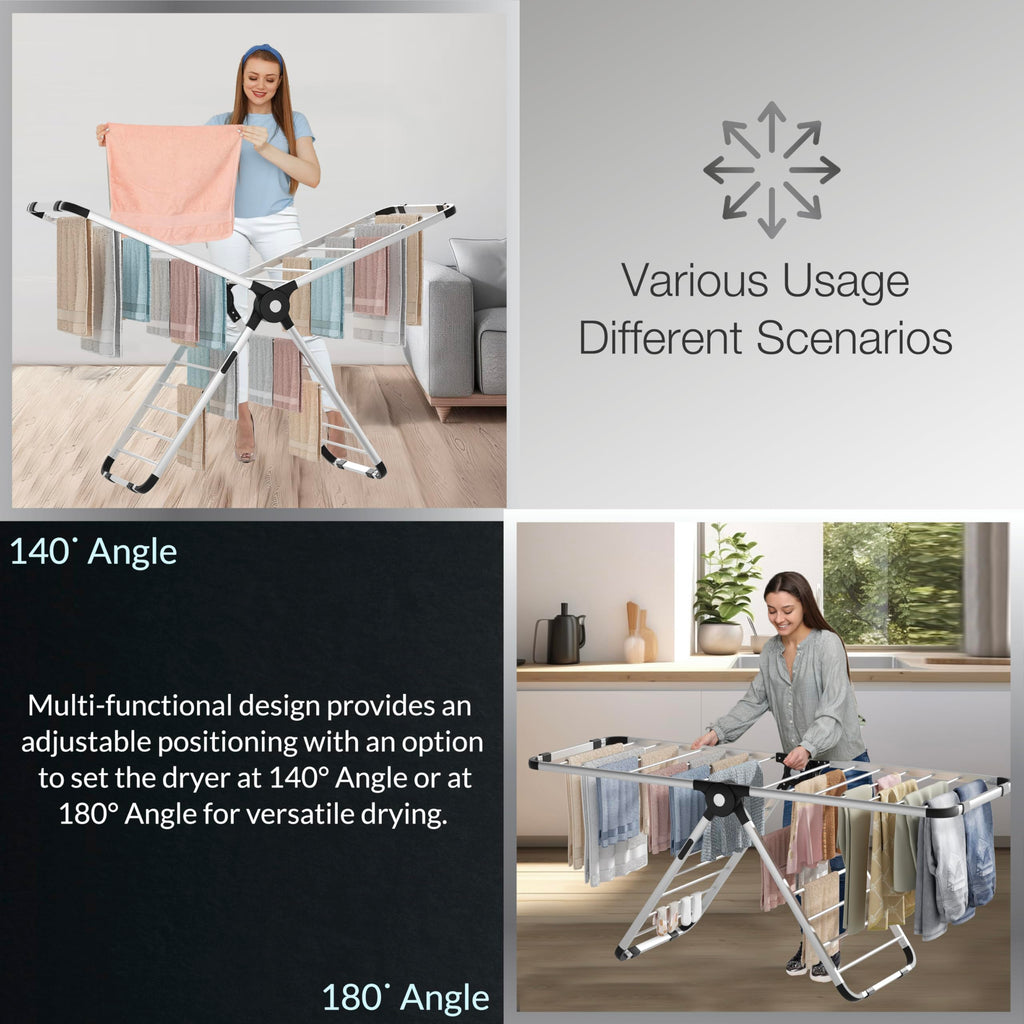 KNIGHT AeroDry‑Series X Heated Clothes Airer – Patent Design