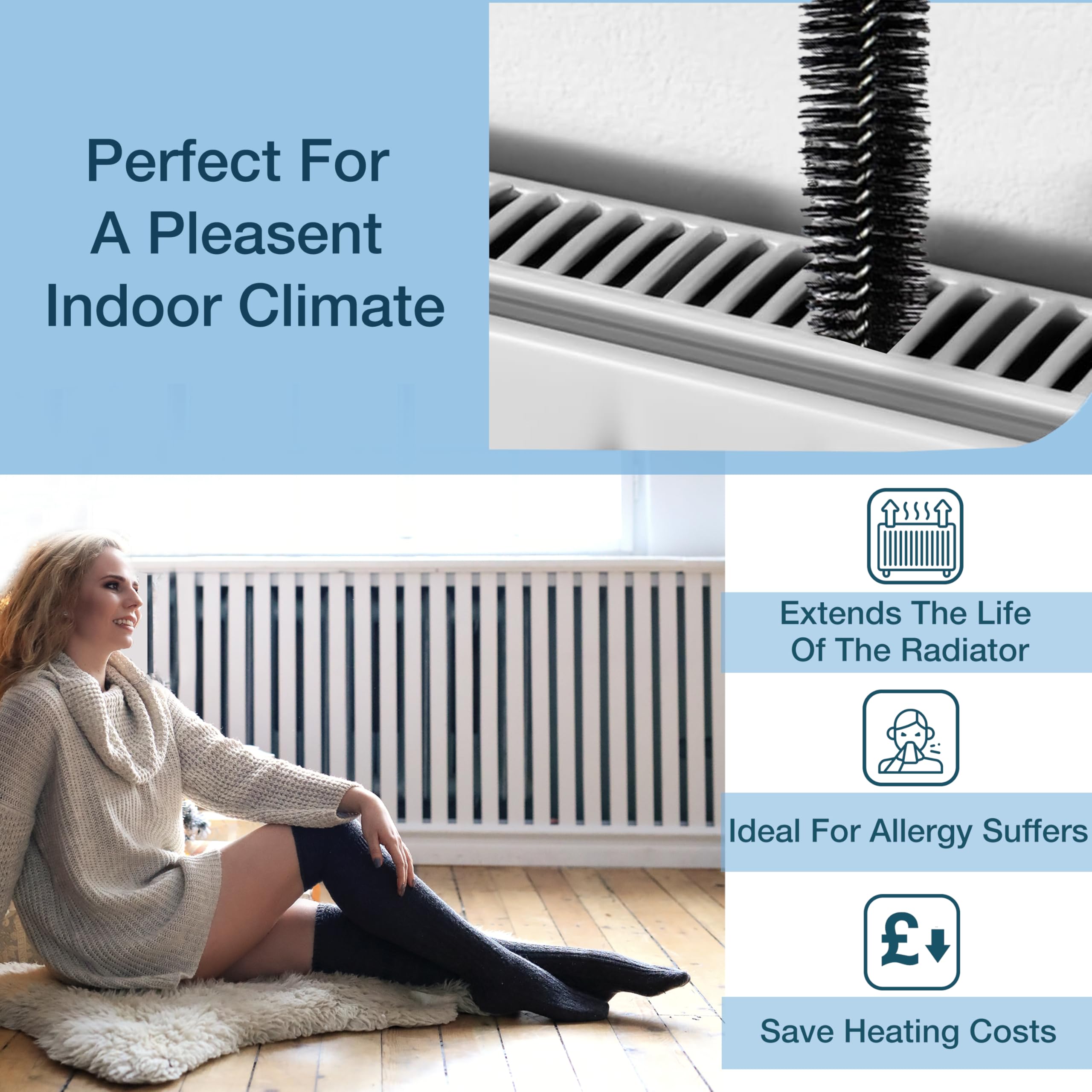 Knight Radiator Cleaner Brush