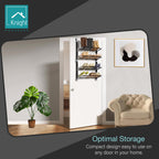 Over‑The‑Door Shoe Storage Organiser – 4‑Tier Hanging Rack| KNIGHT | Black