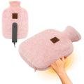 KNIGHT Rechargeable Hot Water Bottle with Charger – Pink
