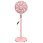 KNIGHT 2‑in‑1 16" Pedestal & Desk Fan with Remote – Candy Pink