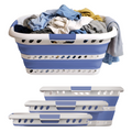 KNIGHT Collapsible Laundry Basket 42L – Foldable Pop‑Up Washing Basket (Lavender)