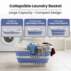 KNIGHT Collapsible Laundry Basket 42L – Foldable Pop‑Up Washing Basket (Lavender)