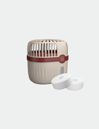 Knight Refillable & Reusable Dehumidifier, 360º Moisture Absorber, Lasts Upto 60 Days Fast Absorption Of Moisture In Home, Garage, Caravans & Office. 1 Reusable Unit with 2 Tablets - Red