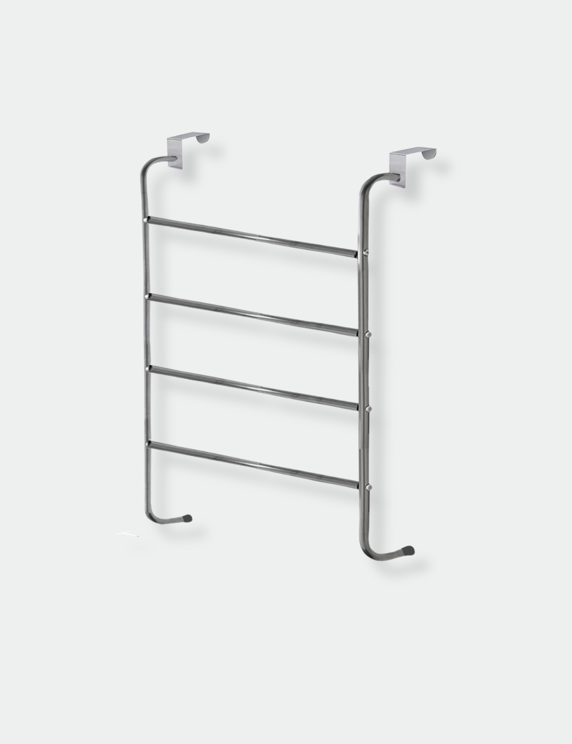 Knight Over Door Towel Rail With 4 Towel Bar | Hanging Towel Rack For Bathroom & Kitchen | Hand Towel Holder | Kitchen Towel Holder | Chrome Finish.