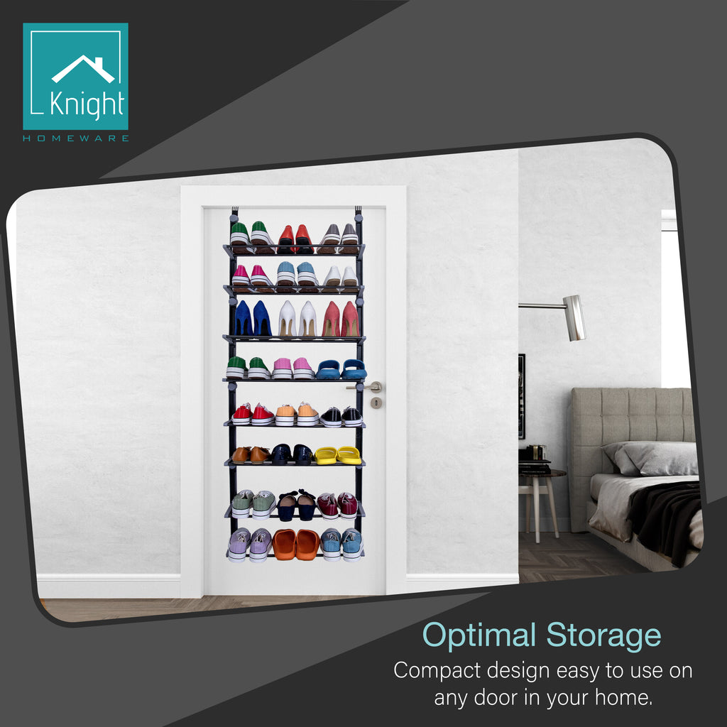 921702-KNIGHT Over Door Shoe Storage Organiser-8 Tier