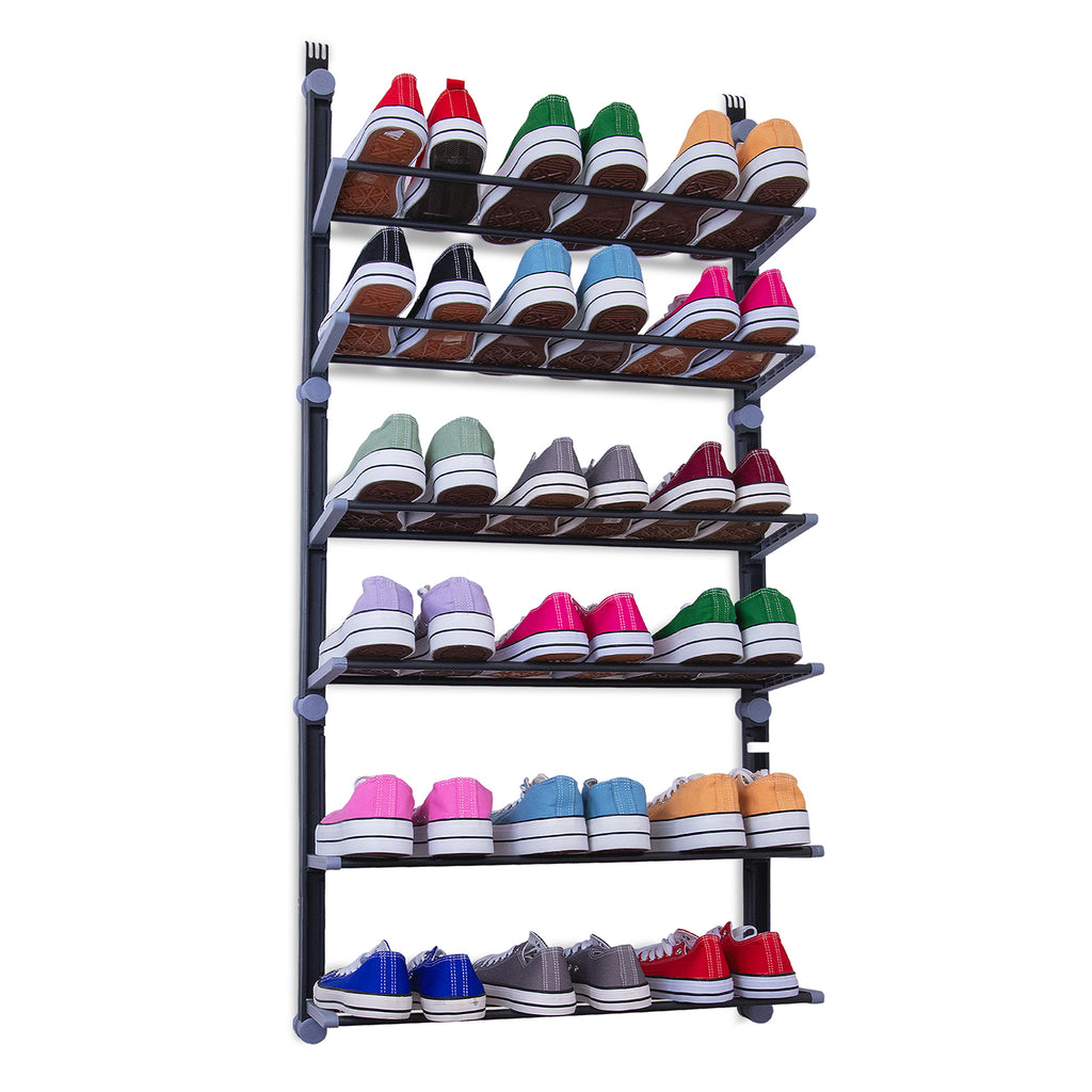 921849-KNIGHT Over The Door Shoe Rack-6 Tier